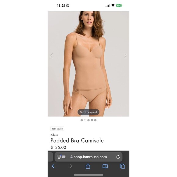 Women's Black and Tan Shapewear Slip - Picture 4 of 4